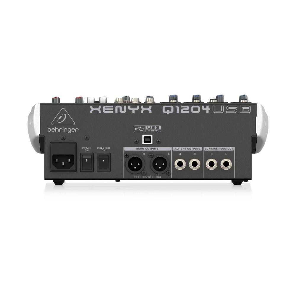 BEHRINGER XENYX Q1204USB Premium 12Input 2/2Bus Mixer with XENYX Mic